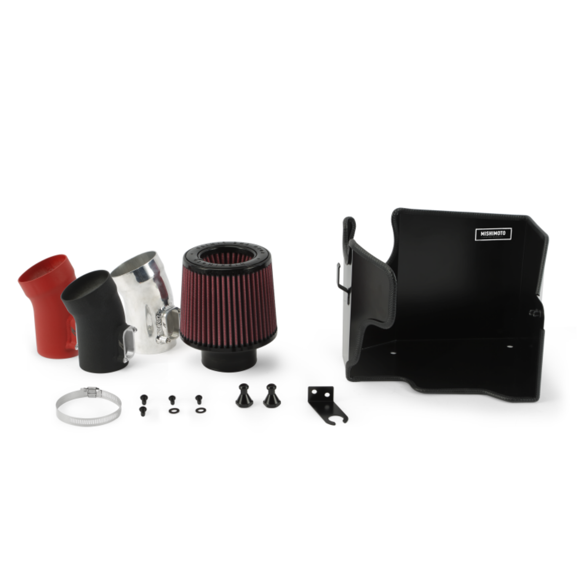 Picture of Mishimoto 14-16 Mini Cooper S 2-0L Performance Air Intake Kit - Wrinkle Red