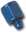 Picture of Russell Performance BLUE ANODIZED -12 TUBE COUPLING NUT W- FLARED REDUCER TO -10 AN MALE