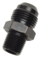 Picture of Russell Performance -4 AN to 3-8in NPT Straight Flare to Pipe Black