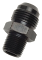 Picture of Russell Performance -12 AN to 3-4in NPT Straight Flare to Pipe Black