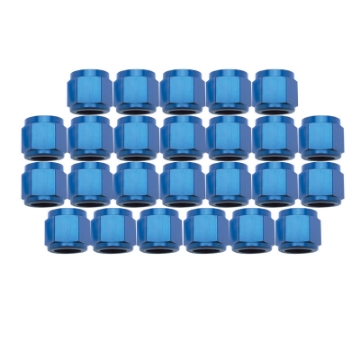 Picture of Russell Performance BULK #3 TUBE COUPLING NUT BLUE ANODIZE