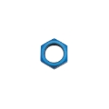 Picture of Russell Performance -10 AN Bulkhead Nuts 7-8in -14 Thread Size Blue