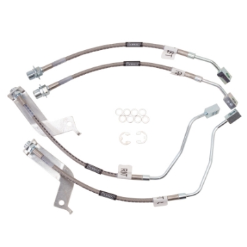 Picture of Russell Performance 99-04 Ford Mustang with Traction Control Except Cobra Brake Line Kit