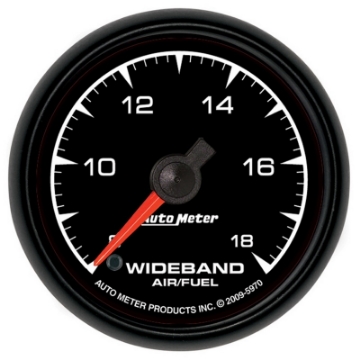 Picture of Autometer ES 52mm Full Sweep Electric 8:1-18:1 AFR Wideband Air-Fuel Ratio Gauge