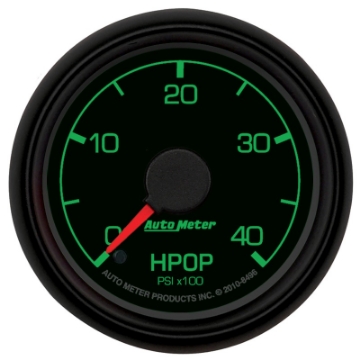 Picture of Autometer Factory Match Ford 52-4mm Full Sweep Electronic 0-4000 PSI Diesel HPOP Pressure Gauge