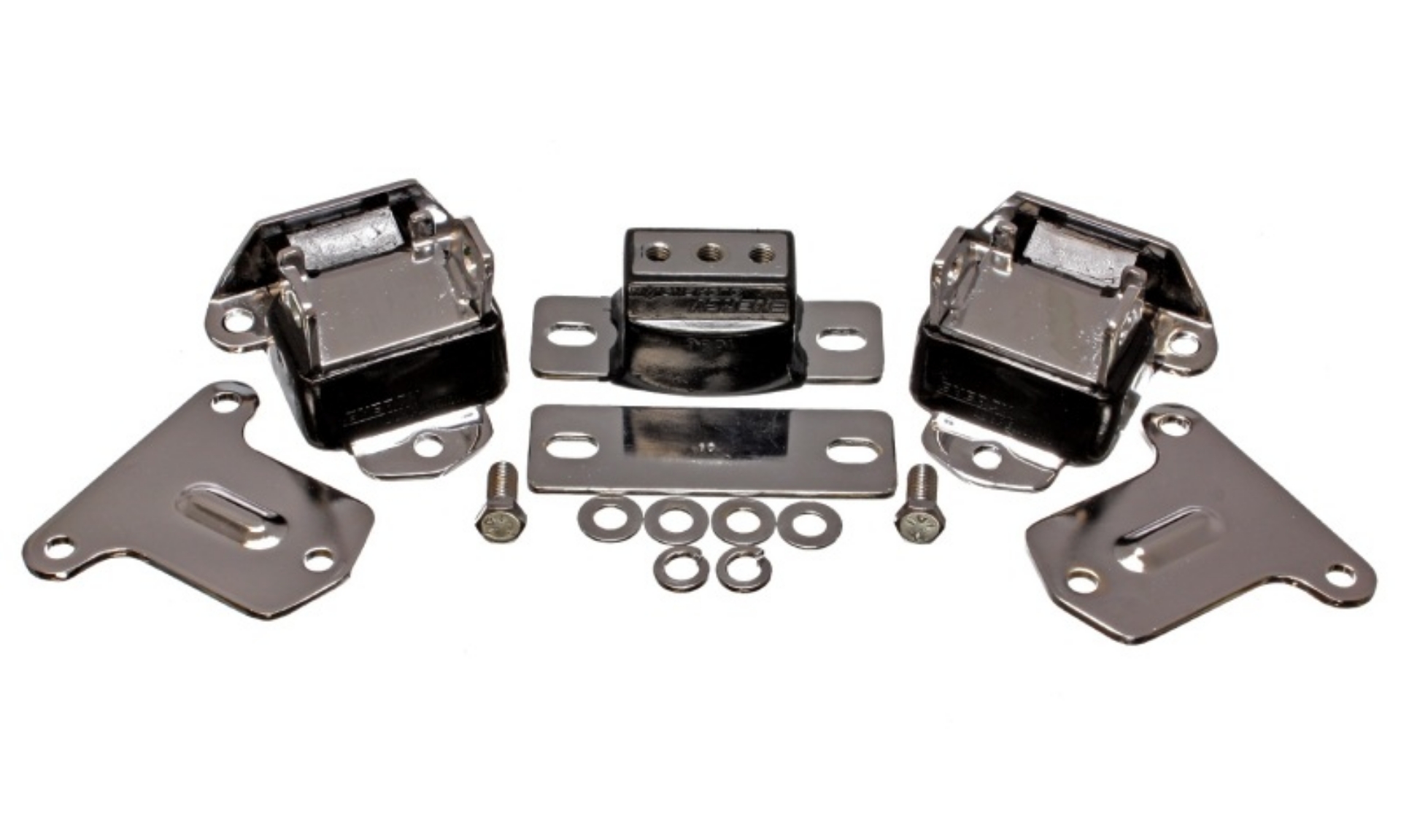 Picture of Energy Suspension 69-71 Camaro - 70-73 Monte Carlo Blk Motor and Transmission Mounts; Chrome Finish