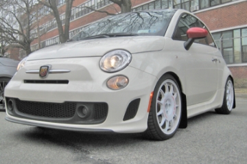 Picture of Rally Armor 12-18 Fiat 500 Black UR Mud Flap w-Red Logo