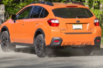 Picture of Rally Armor 13-17 Subaru Crosstrek XV Black UR Mud Flap w-Red Logo