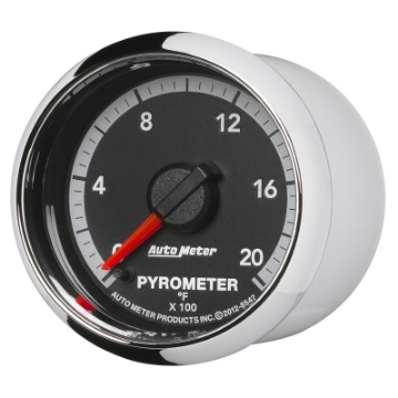 Picture of Autometer Gen4 Dodge Factory Match 52-4mm Full Sweep Electronic 0-2000 Deg F EGT-Pyrometer Gauge