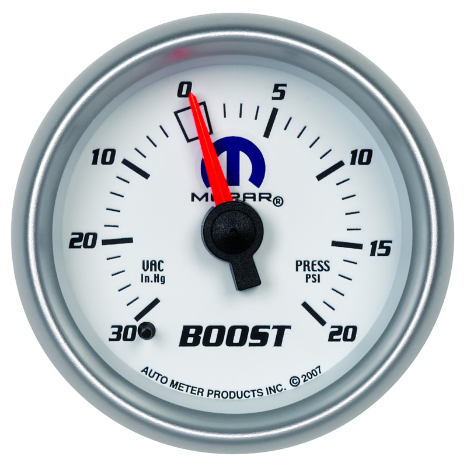 Picture of Autometer Mopar 52mm Mechanical 30 In Hg-Vac-20 PSI Vacuum-Boost Gauge