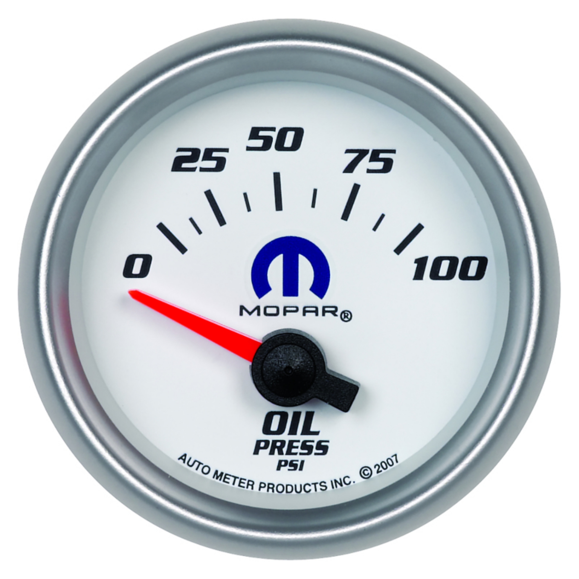Picture of Autometer Mopar 52mm Short Sweep Electronic 0-100 PSI Oil Pressure Gauge
