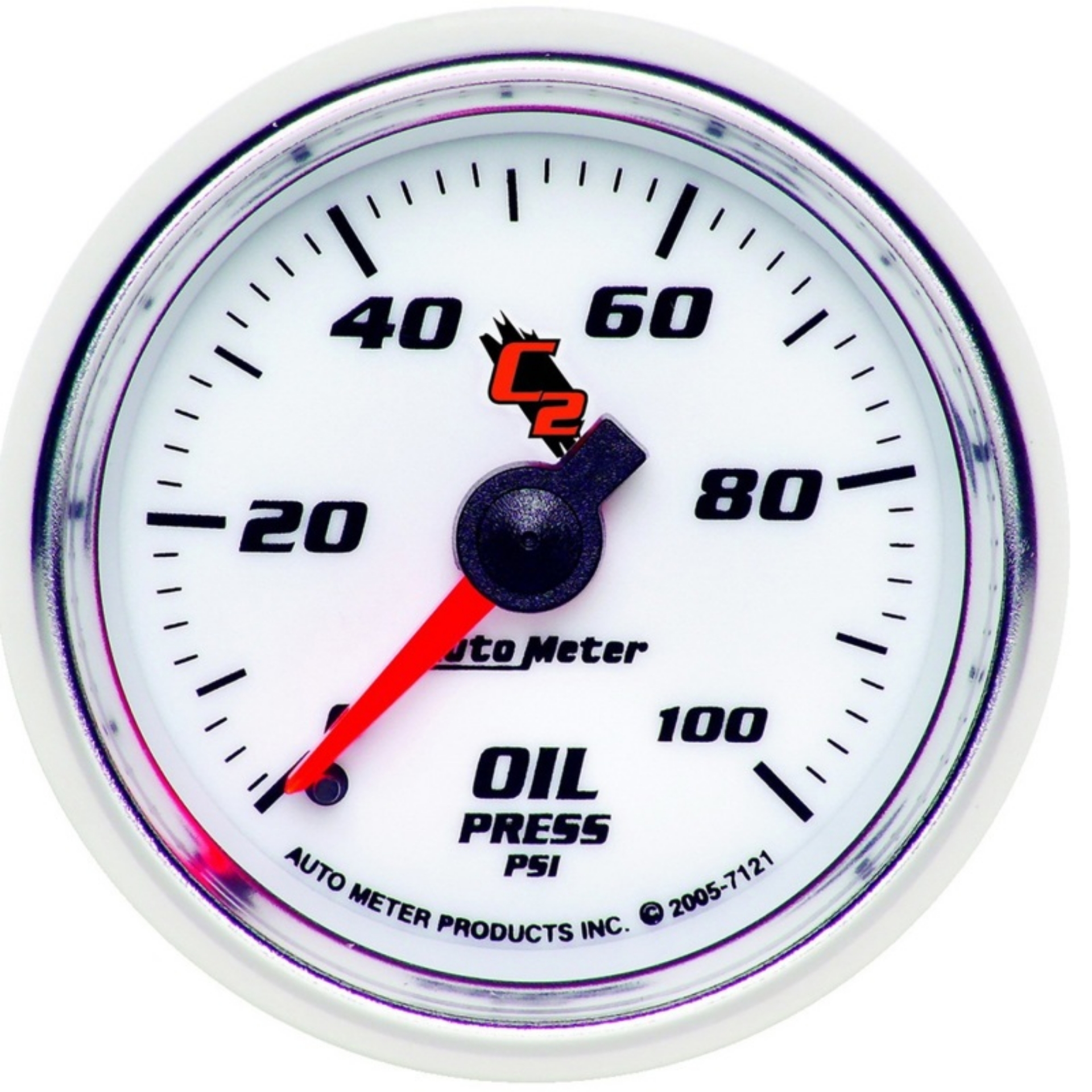 Picture of Autometer C2 52mm Mechanical 0-100 PSI Oil Pressure Gauge