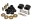 Picture of Energy Suspension 95-97 Ford Explorer-Bronco 2WD-4WD 19mm Black Rear Sway Bar Bushing Set