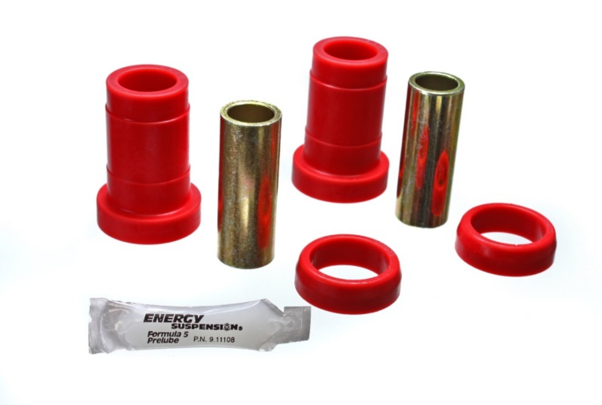 Picture of Energy Suspension 63-72 GM C-10-C1500 PU 2WD-67-72 C-20-C2500 Red Rear End Control Arm Bushing Set
