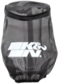 Picture of K&N 4-5in Base ID x 3-5in Top ID x 6in H - Black - Round Tapered - Drycharger Air Filter Wrap