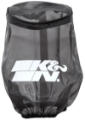 Picture of K&N 4-5in Base ID x 3-5in Top ID x 6in H - Black - Round Tapered - Drycharger Air Filter Wrap