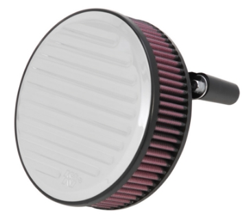 Picture of K&N Street Metal Intake System for Harley Davidson - Color Red - Style Round - Size 6-9 - Torch