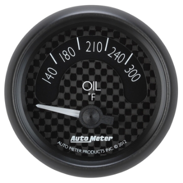 Picture of Autometer GT Series 52mm Short Sweep Electronic 140-300 Deg F Oil Temperature