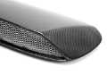 Picture of Seibon 08-10 Subaru Impreza WRX STI CWIII-Style CF Hood Scoop - Only Fits OEM Hood Not Seibon Hood