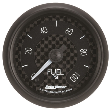 Picture of Autometer GT Series 52mm Full Sweep Electronic 0-100 PSI Fuel Pressure Gauge