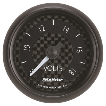 Picture of Autometer GT Series 52mm Full Sweep Electronic 8-18 Volts Voltmeter