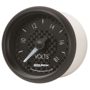 Picture of Autometer GT Series 52mm Full Sweep Electronic 8-18 Volts Voltmeter