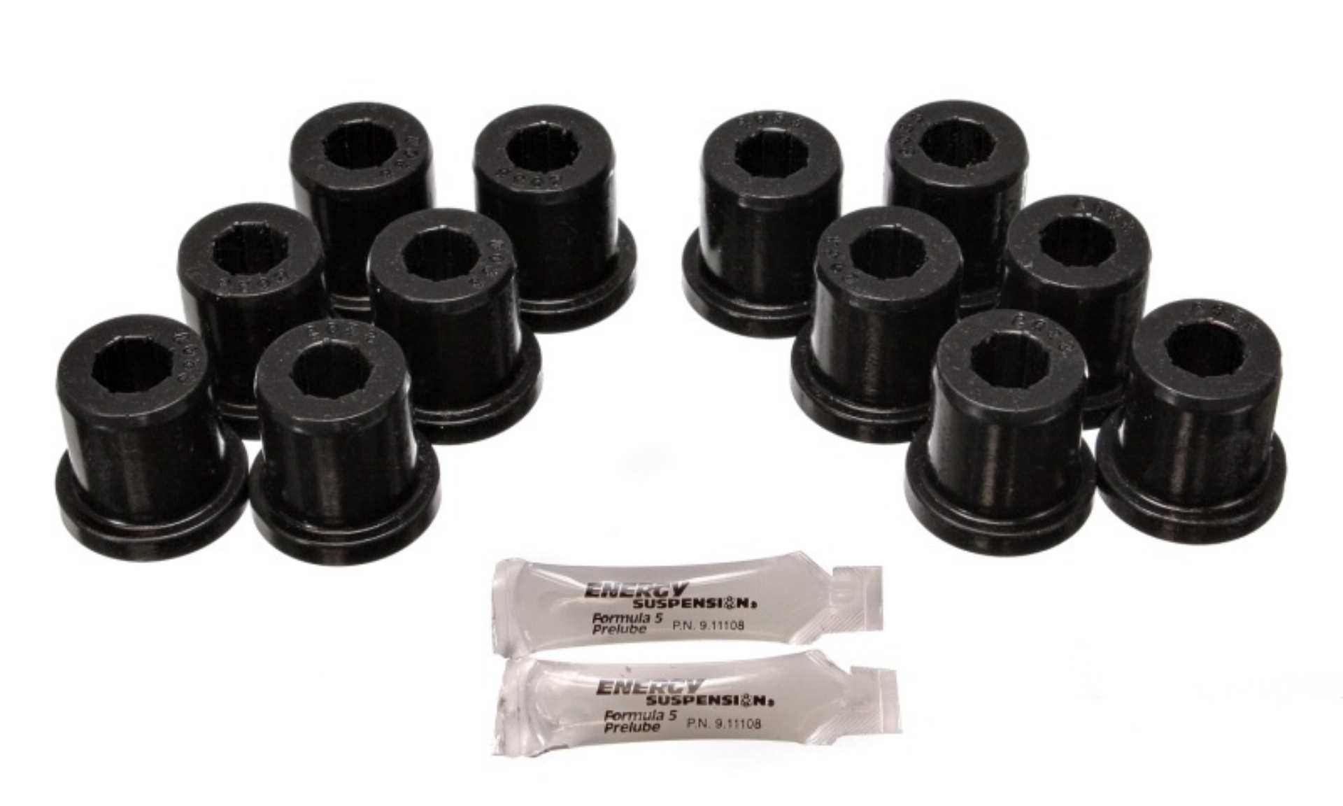 Picture of Energy Suspension 81-89 Toyota FJ40-FJ60 Landcruiser 2-4WD Blk Front Leaf Spring Bushing Set