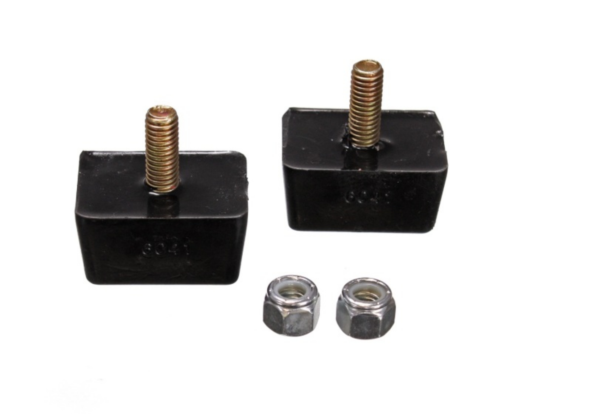 Picture of Energy Suspension Univ Blk 7-8in H x 1-7-8in L x 1-3-8in W Low Profile Rectangular Bump Stops 2 ea