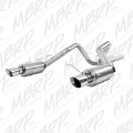 Picture of MBRP 11-14 Ford Mustang GT 5-0L Dual Split Rear Street Version T409 3in Cat Back Exhaust System