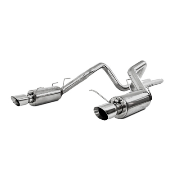 Picture of MBRP 11-14 Ford Mustang GT 5-0L Dual Split Rear Street Version T409 3in Cat Back Exhaust System