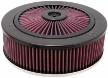 Picture of K&N X-Stream Top Filter - Red - Size 9in - 5-125in Neck Flange - 2-75in Height
