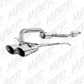 Picture of MBRP 13-14 Ford Focus ST 2-0L EcoBoost Dual Center Outlet T304 3in Cat Back
