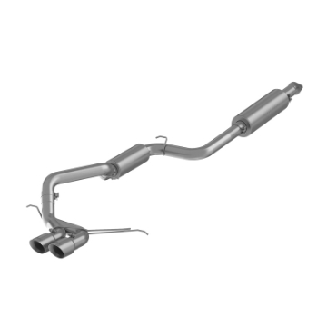 Picture of MBRP 13-14 Ford Focus ST 2-0L EcoBoost Dual Center Outlet T304 3in Cat Back