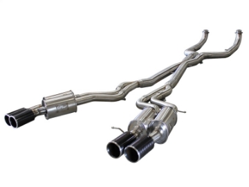 Picture of aFe MACHForce XP Exhaust 304SS Cat-Back w- Carbon Fiber Tips 12-13 BMW M5 F10 V8 4-4L tt