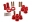 Picture of Energy Suspension 91-94 Ford Explorer-Bronco II 2WD-4WD Red Rear Leaf Spring Bushing Set