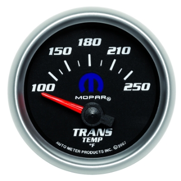 Picture of Autometer Mopar 52-4mm SSE 100-250 Degree F Transmission Temperature Gauge