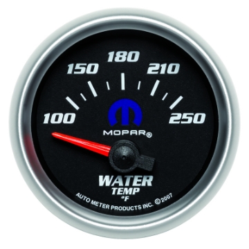 Picture of Autometer Mopar 52-4mm SSE 100-250 Degree F Water Temperature Gauge