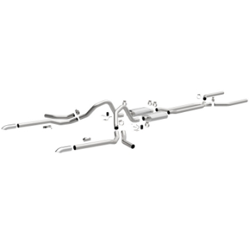 Picture of MagnaFlow 65-68 Chevy Impala All V8 Multiple Exit Options Crossmember-Back Perf Exhaust