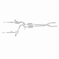 Picture of MagnaFlow 65-68 Chevy Impala All V8 Multiple Exit Options Crossmember-Back Perf Exhaust