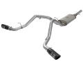 Picture of aFe MACH Force-Xp 3in CB SS Dual Exhaust w-Black Tips 09-16 GM Silverado-Sierra 4-3L-4-8L-5-3L
