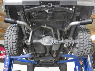Picture of aFe MACH Force-Xp 3in CB SS Dual Exhaust w-Black Tips 09-16 GM Silverado-Sierra 4-3L-4-8L-5-3L