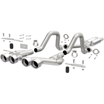 Picture of Magnaflow 00-04 Chev Corvette V8 5-7L Comp Series Quad Ctr Rr Exit SS Cat-Back Perf Exhaust