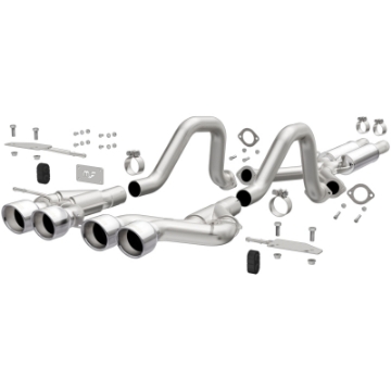 Picture of Magnaflow 00-04 Chev Corvette V8 5-7L Comp Series Quad Ctr Rr Exit SS Cat-Back Perf Exhaust