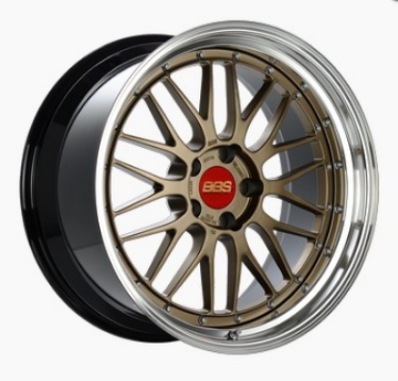 Picture of BBS LM 20x10 5x112 ET22 Satin Bronze Center-Bright Machined Lip-Blk Barrel Wheel -82mm PFS-Clip Req