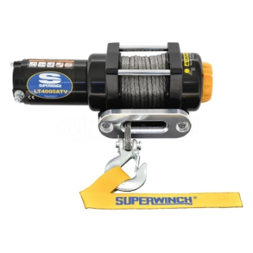 Picture of Superwinch 4000 LBS 12V DC 3-16in x 50ft Synthetic Rope LT4000 Winch