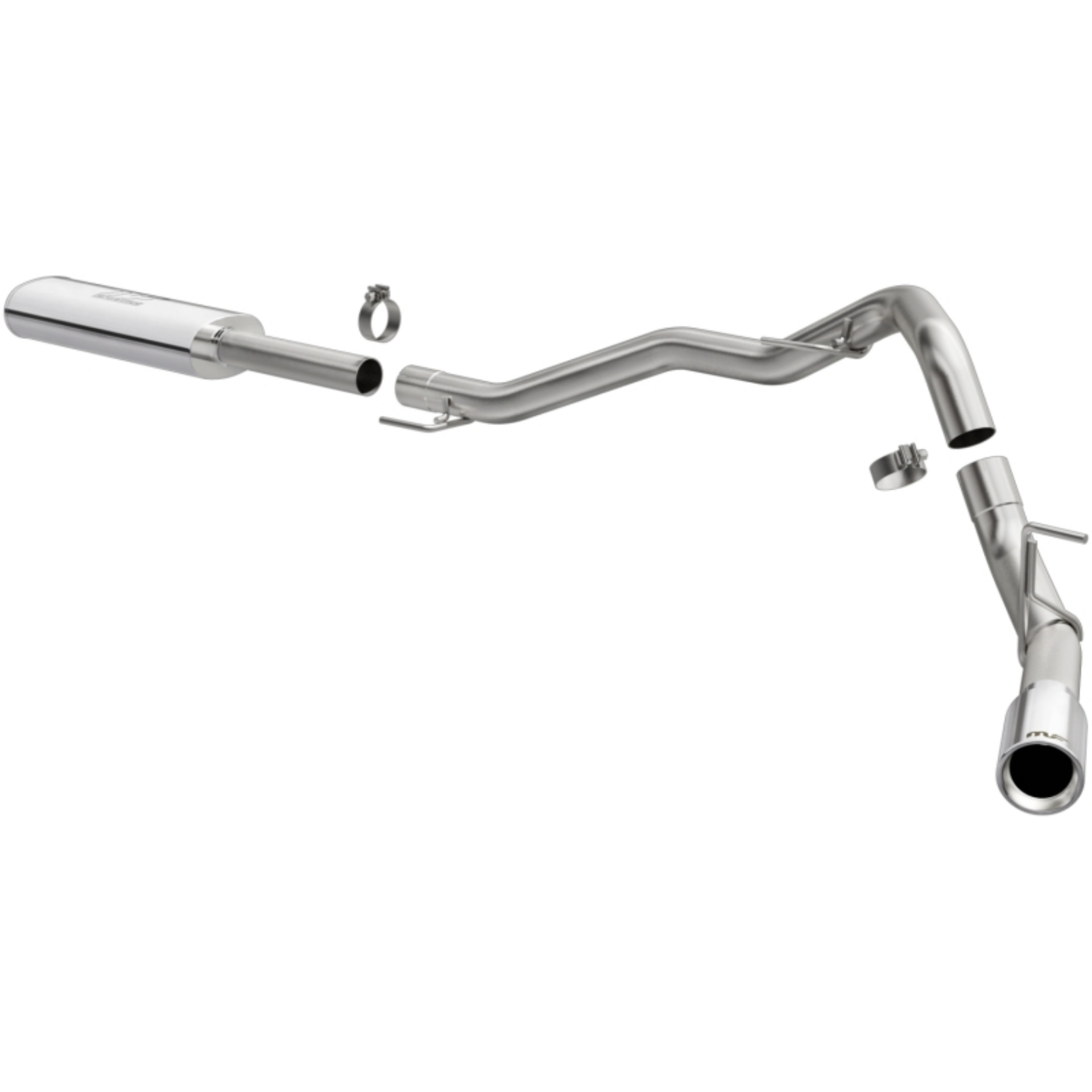 Picture of MagnaFlow 2020 Jeep Gladiator 3in Street Series Side Rear Exit Cat-Back Exhaust w-Polished Tips
