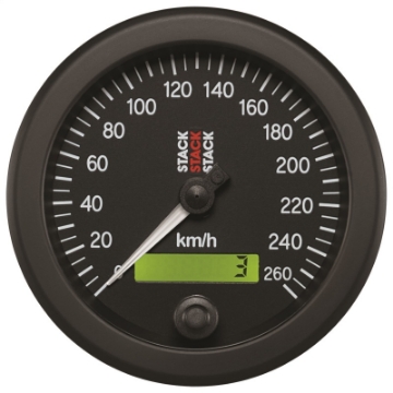 Picture of Autometer Stack 88mm 0-260 KM-H Electronic Speedometer - Black