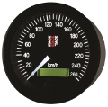 Picture of Autometer Stack 88mm 0-260 KM-H Electronic Speedometer - Black