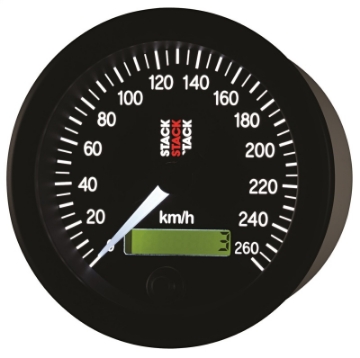Picture of Autometer Stack 88mm 0-260 KM-H Electronic Speedometer - Black