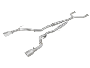 Picture of aFe POWER Takeda 2-5in 304 SS CB Exhaust w- Polished Tips 17-19 Infiniti Q60 V6-3-0L tt